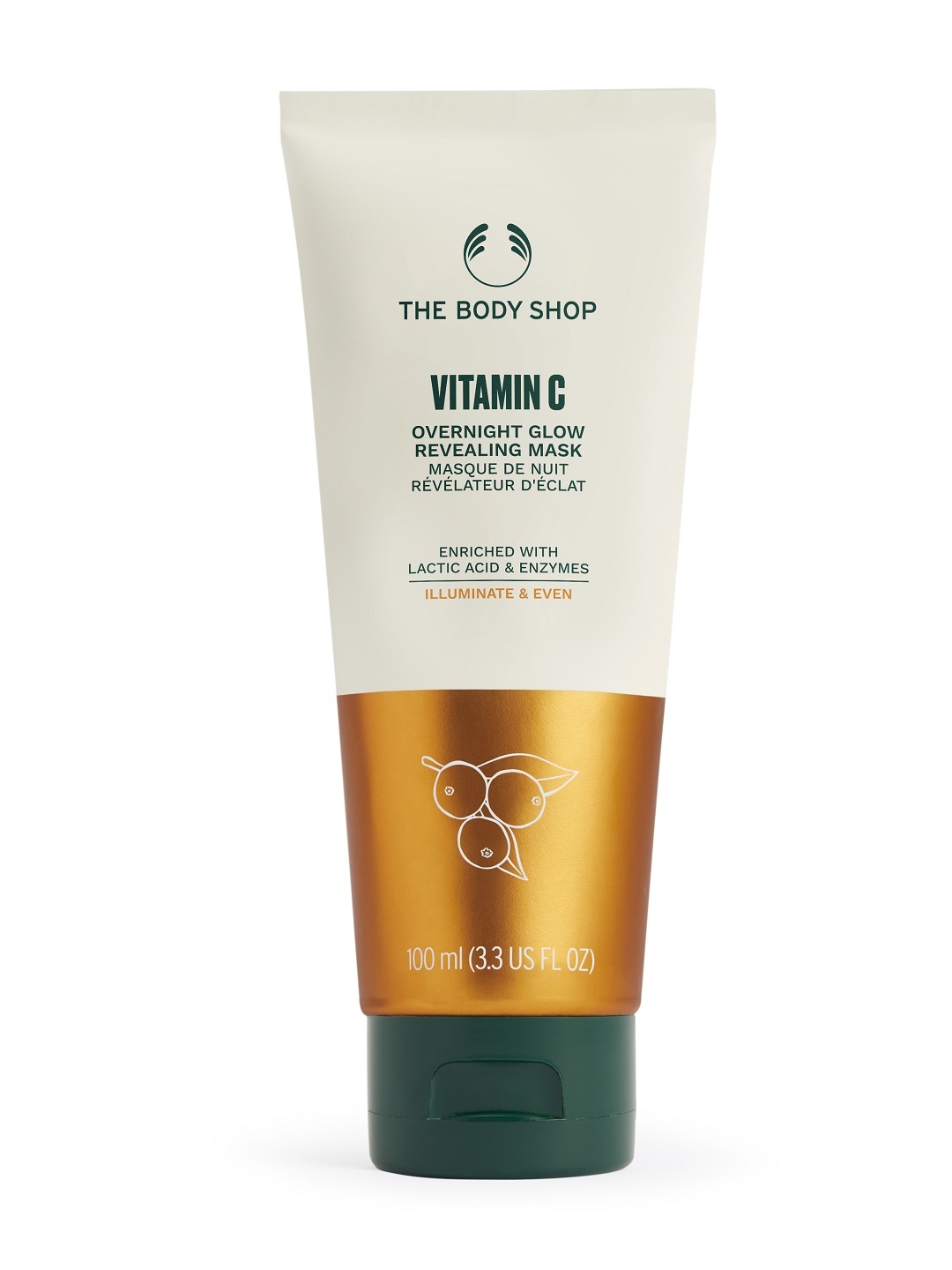

THE BODY SHOP Vitamin C Overnight Glow Revealing Mask - 100 ml, White