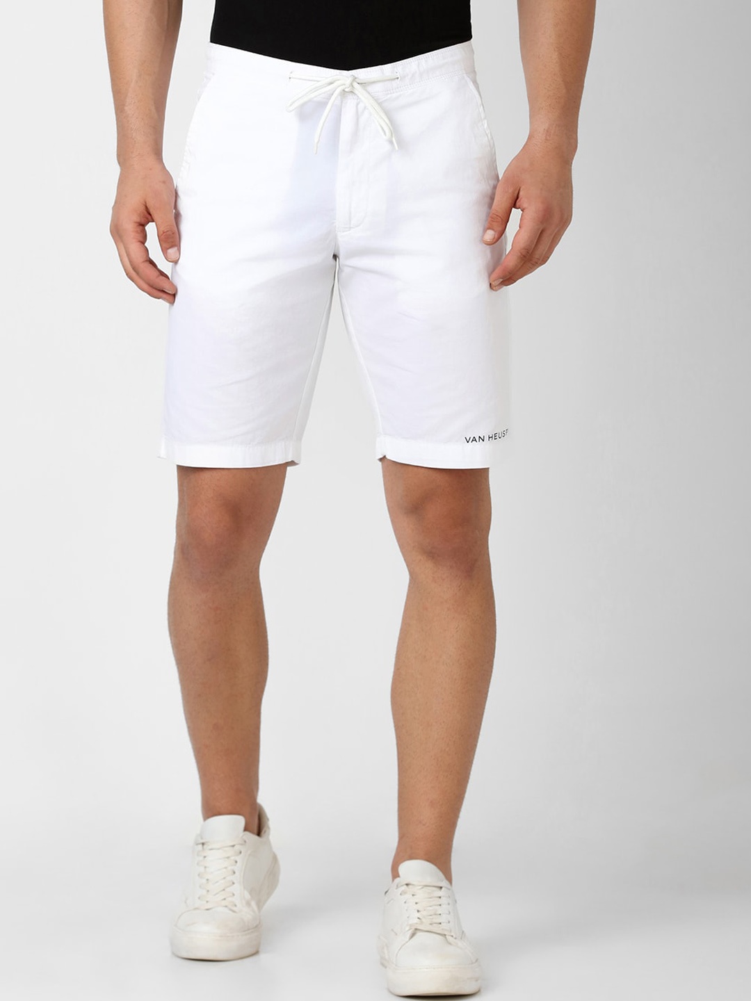 

Van Heusen Sport Men Mid-Rise Pure Cotton Shorts, White