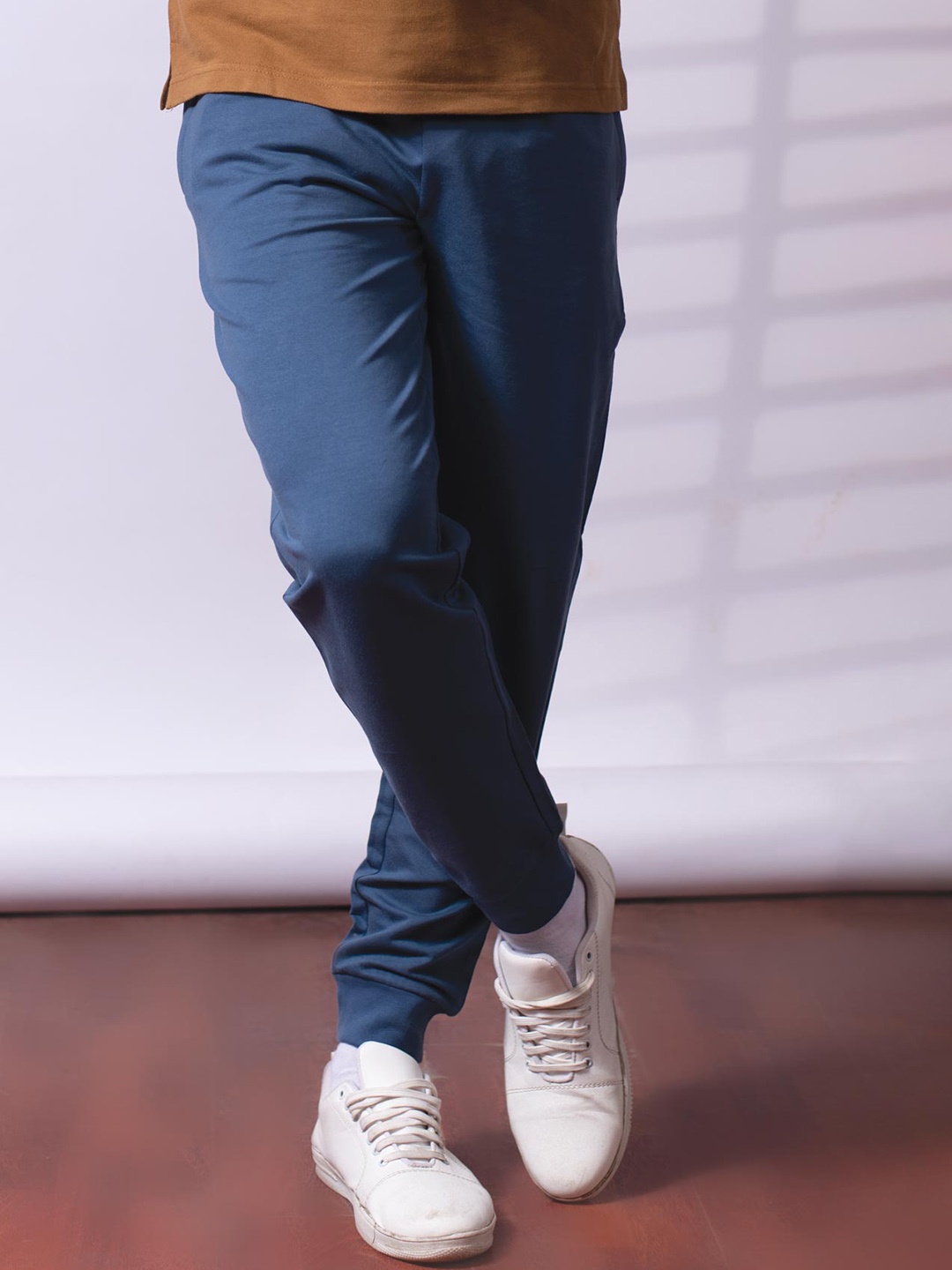

Beyours Men Mid-Rise Jogger, Navy blue