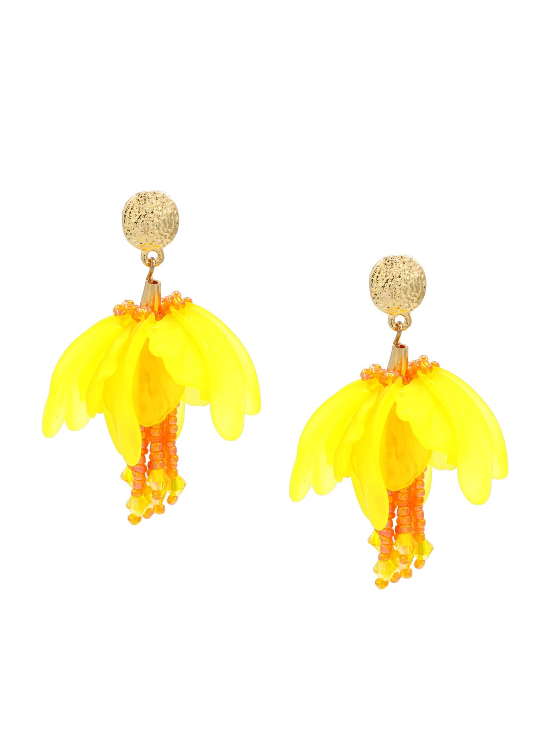 

Bellofox Gold-Plated Floral Drop Earrings
