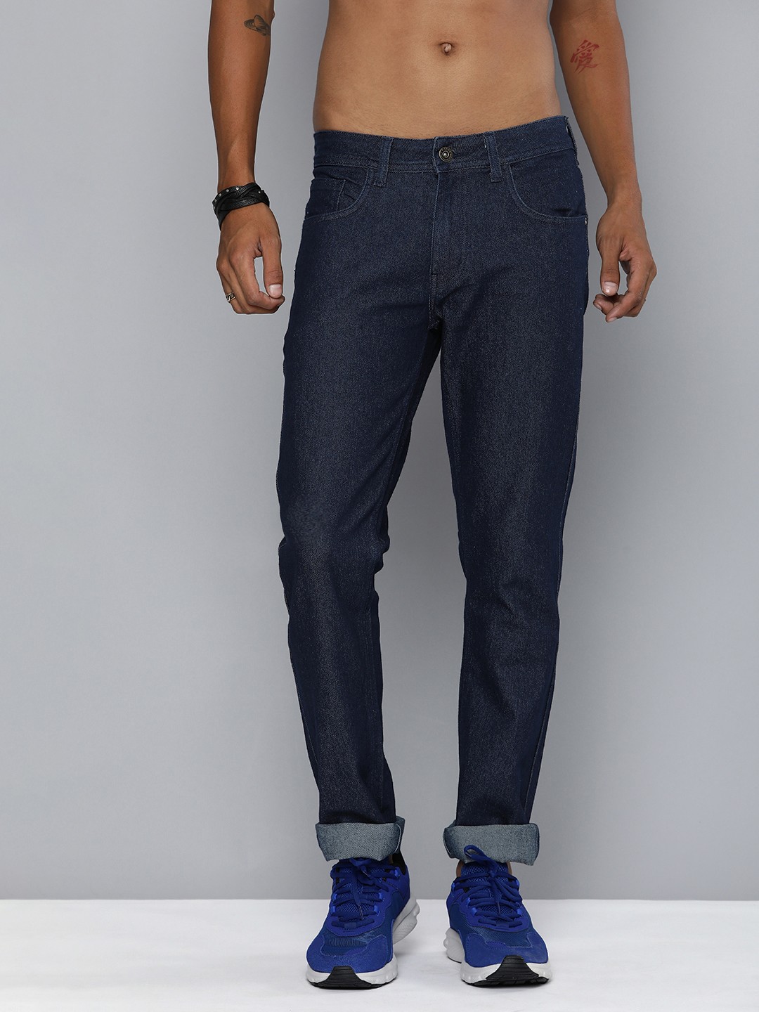 

R Code by The Roadster Life Co Men Micheal Slim Fit Stretchable Jeans, Blue