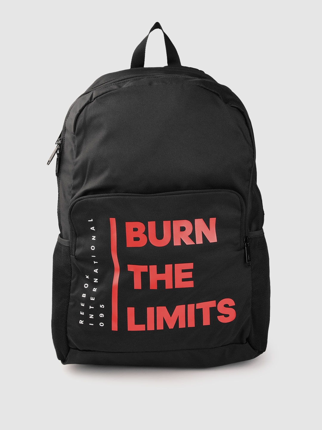 

Reebok Unisex Typography Backpack- 35.2 L, Black