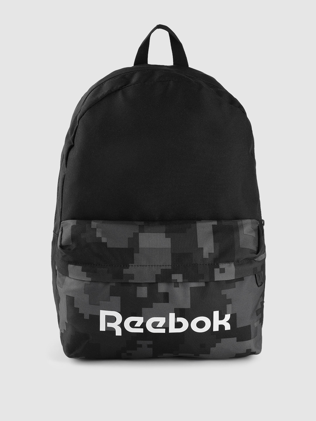 

Reebok Unisex Brand Logo Printed Backpack-17 L, Black