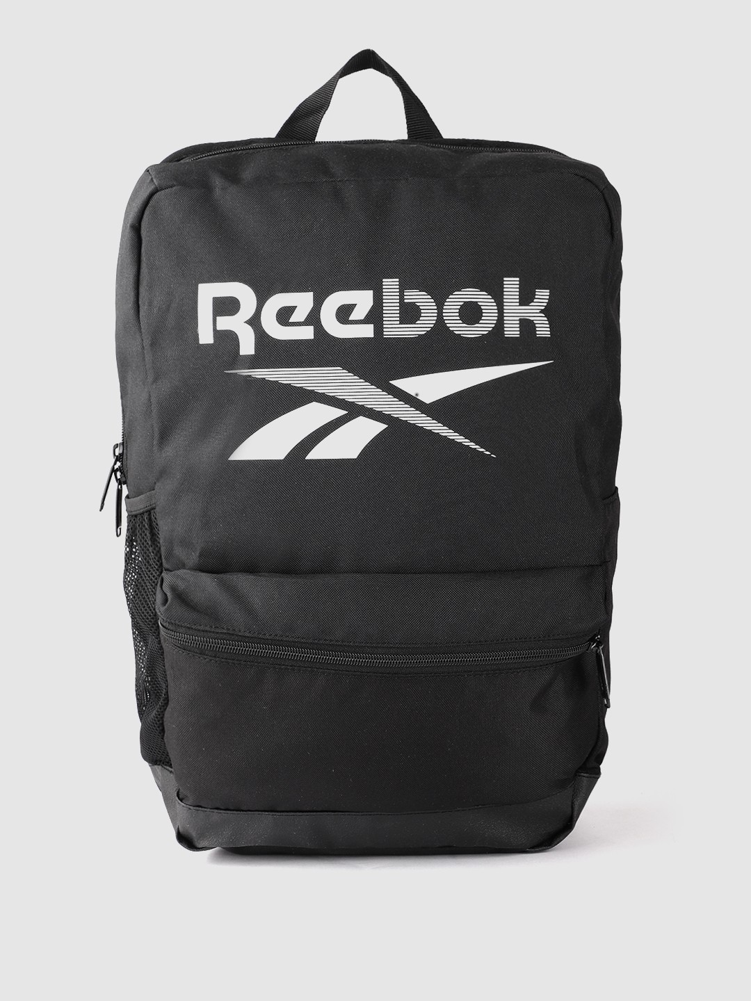 

Reebok Unisex Brand Logo Printed Backpack 16.7 L, Black