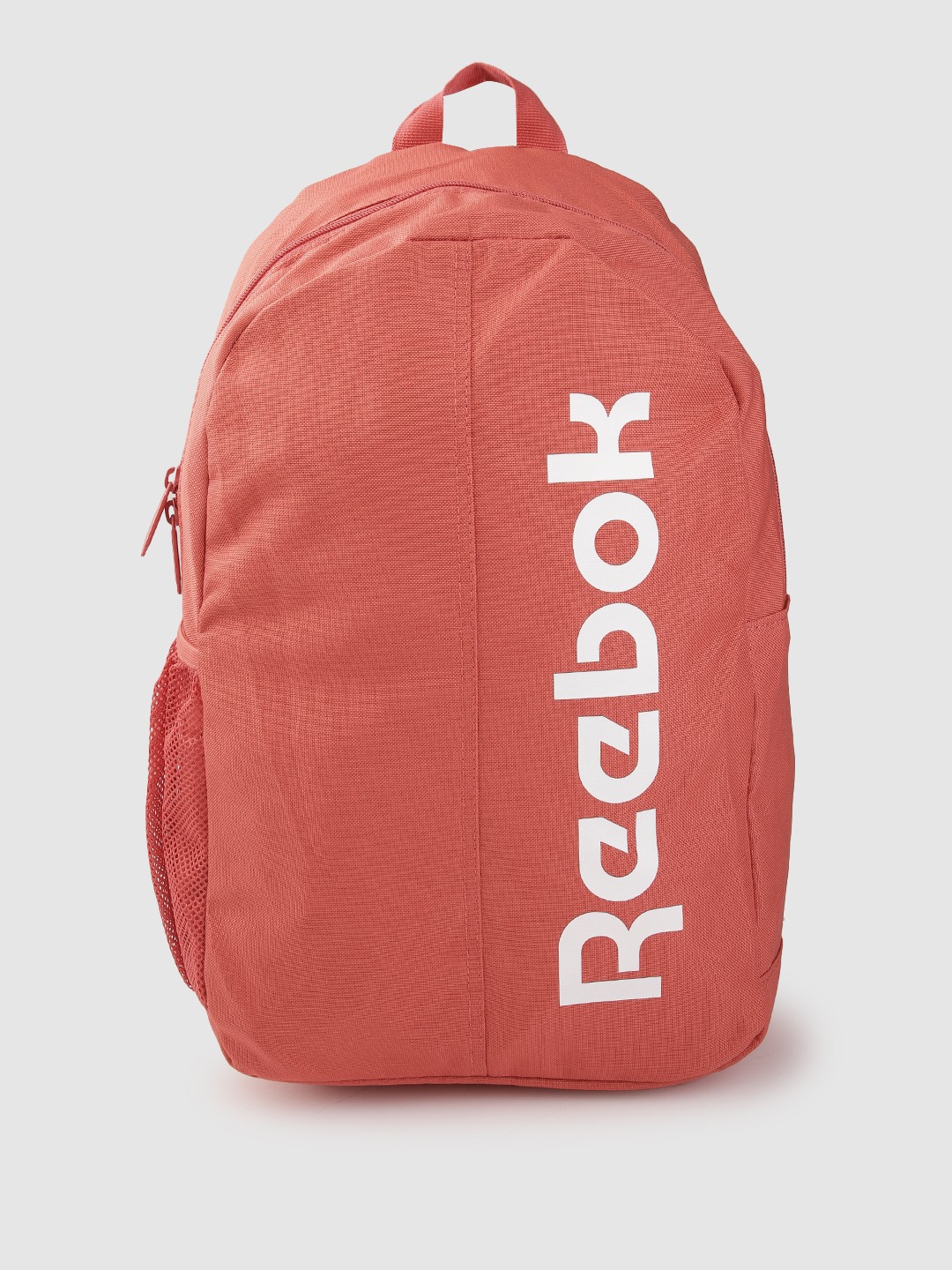

Reebok Unisex Brand Logo Printed Backpack -15.4 L, Coral