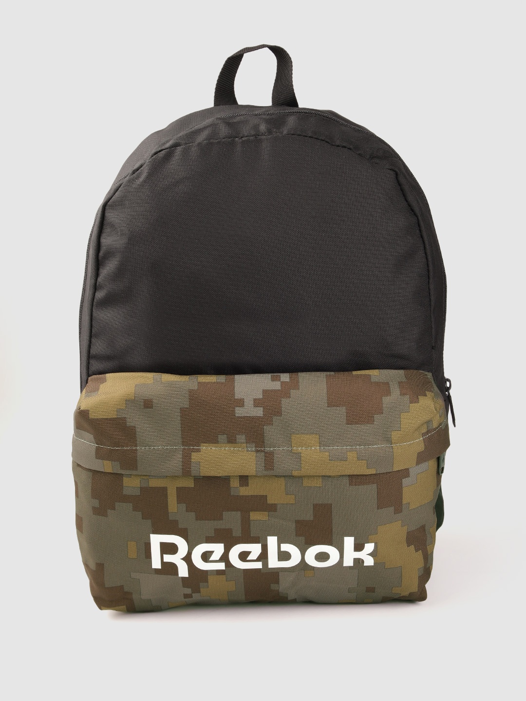 

Reebok Unisex Brand Logo Printed Backpack-17 L, Black
