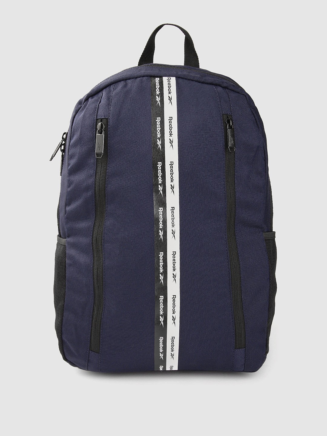 

Reebok Unisex Brand Logo Printed Backpack- 21.6 L, Navy blue