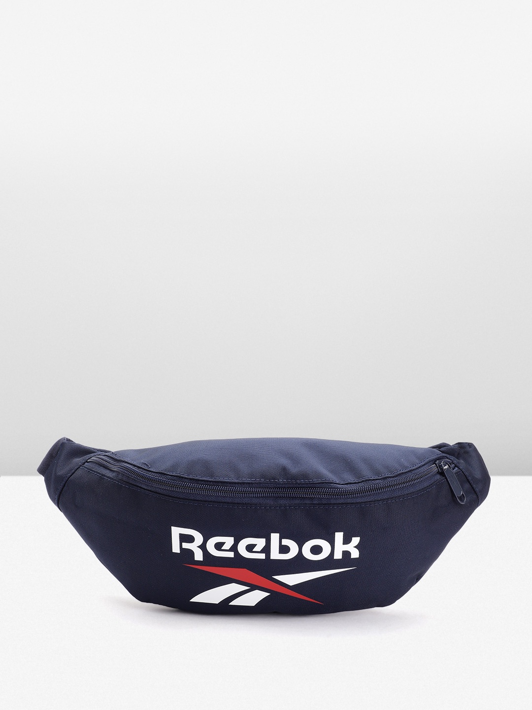 

Reebok Unisex Brand Logo Print Waist Pouch, Navy blue