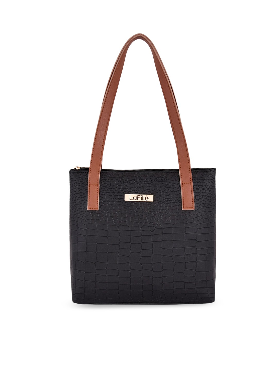 

LaFille PU Structured Shoulder Bag, Black