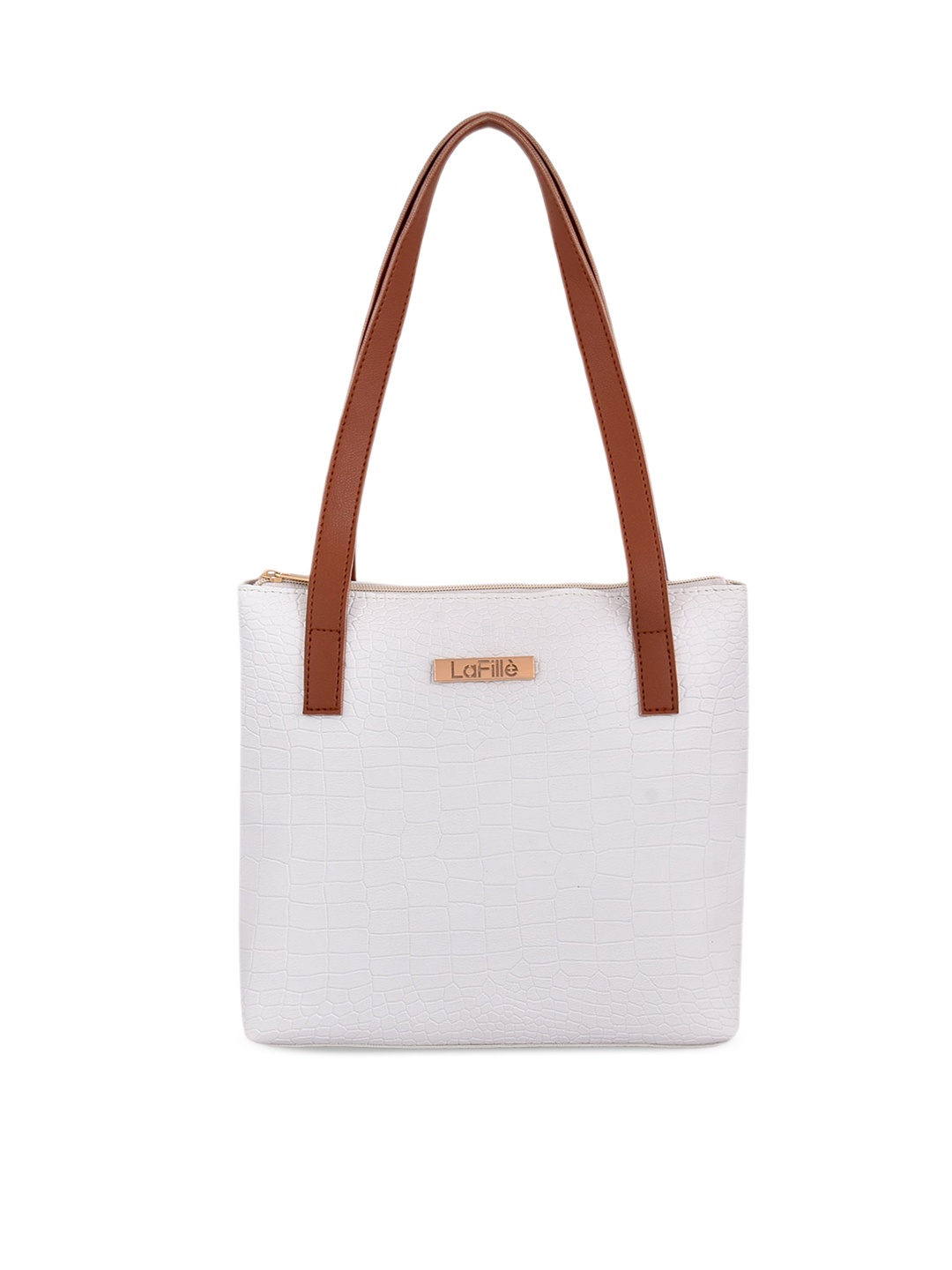 

LaFille PU Structured Shoulder Bag, White