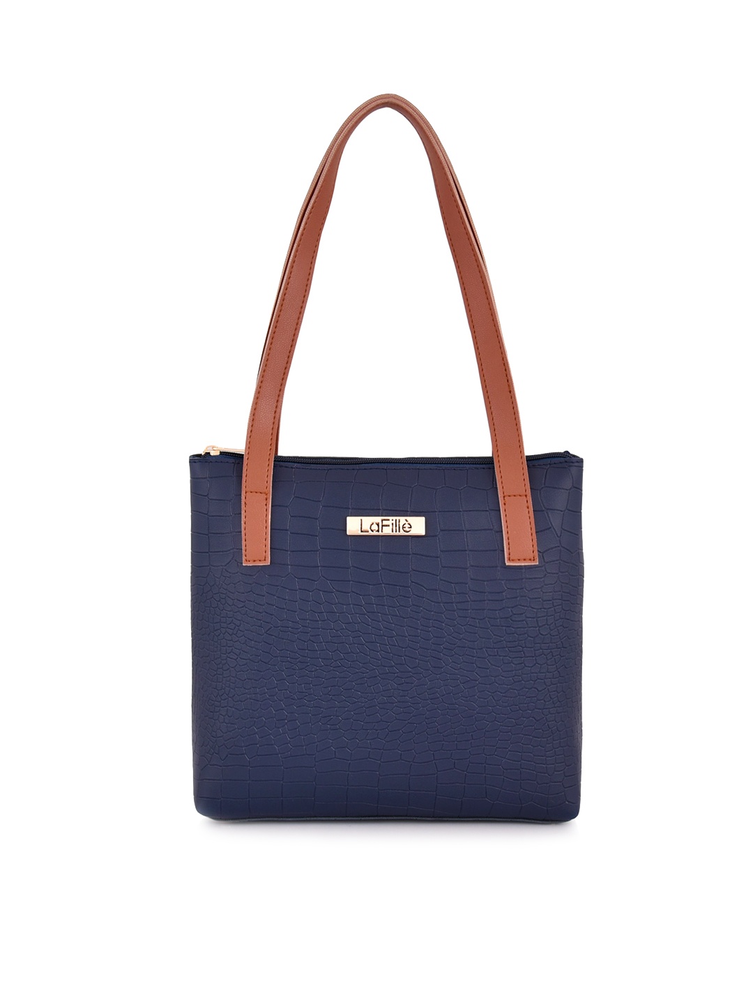 

LaFille Textured Structured Shoulder Bag, Blue
