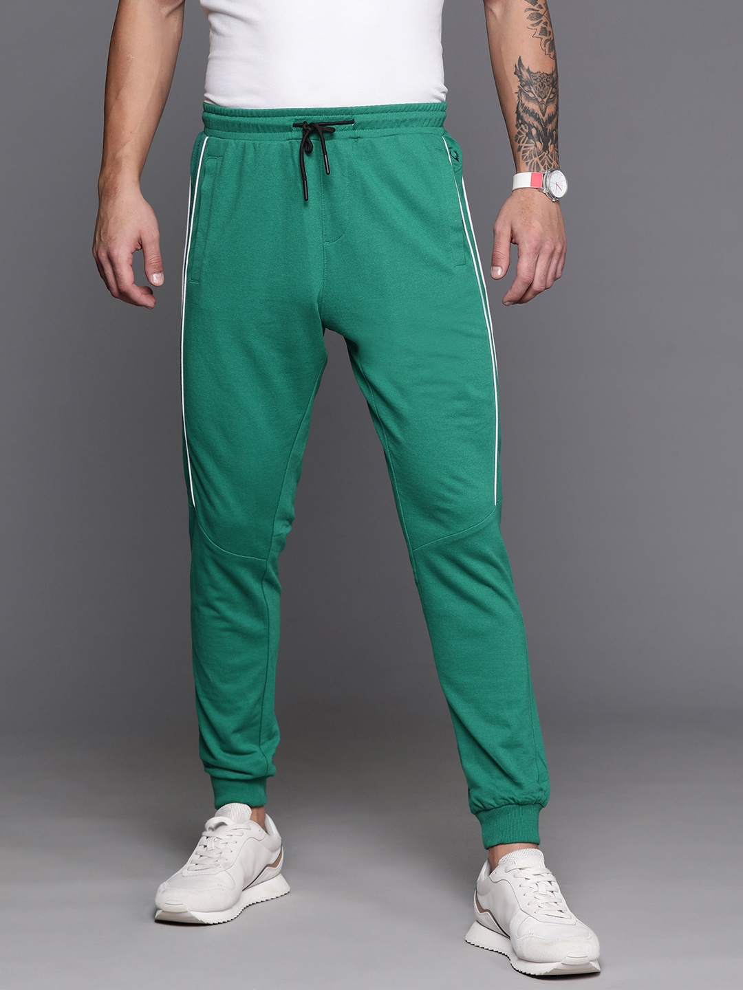 

Allen Solly Sport Regular Fit Joggers, Green