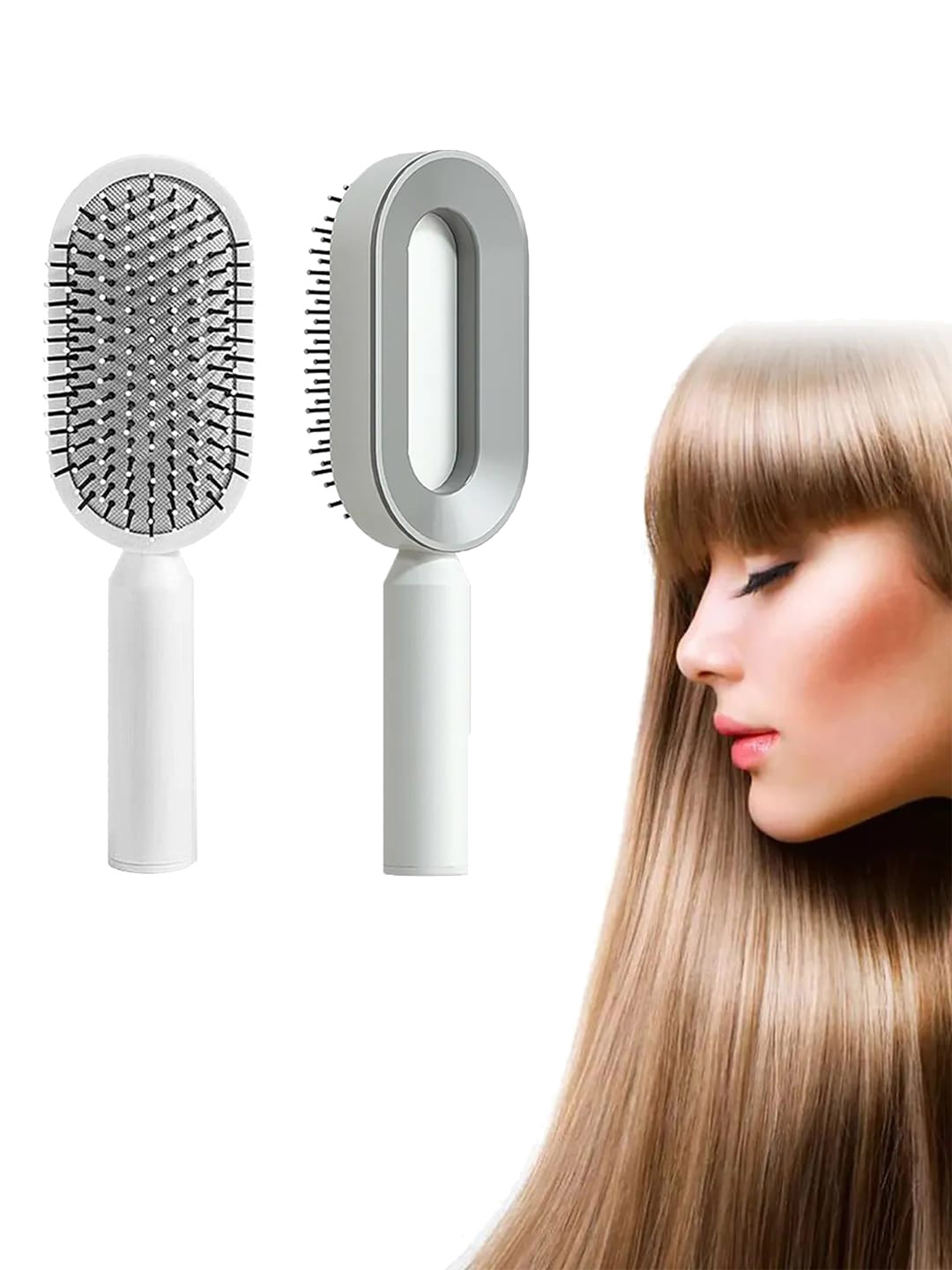 

ZURU BUNCH Stereo 3D Rebound Air Cushion Comb With Tooth Tip, Grey
