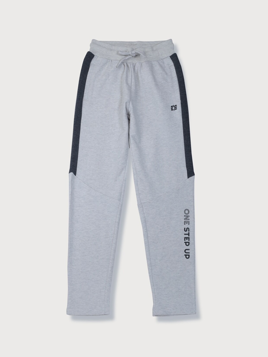 

Gini and Jony Boys Cotton Mid-Rise Track Pants, Grey
