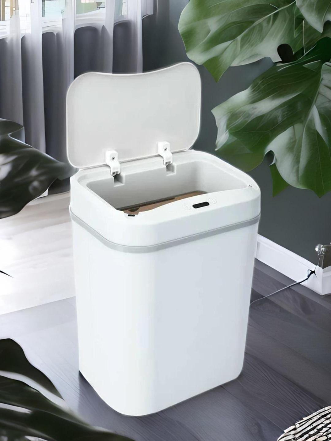 

Athome by Nilkamal White Sensor Dustbin With Lid 12 Ltr