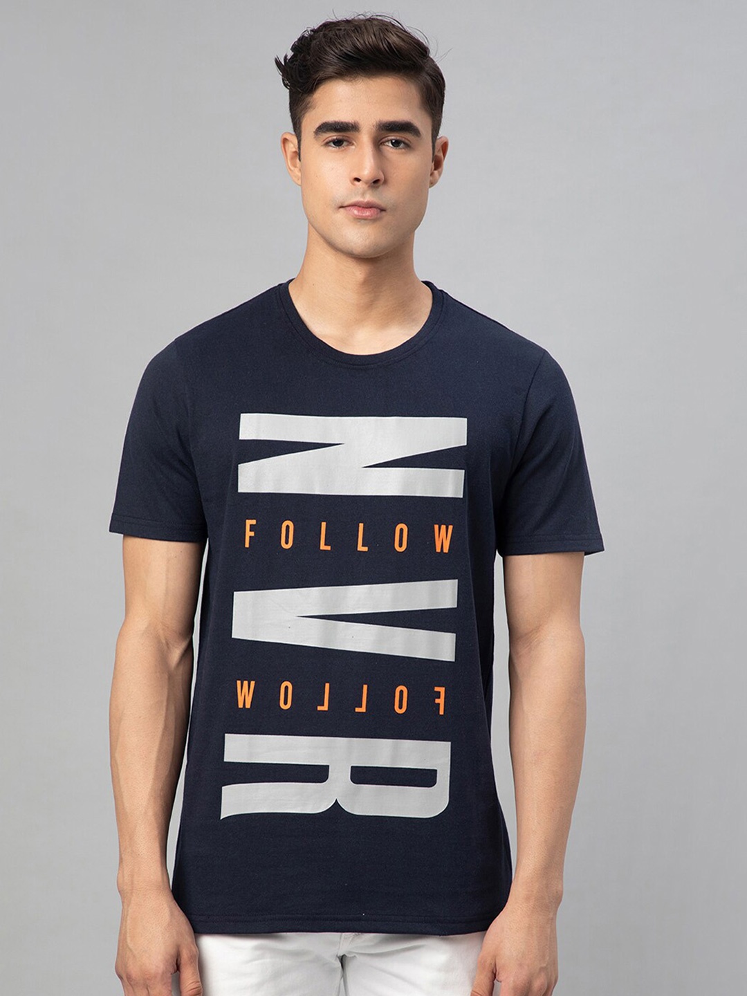 

FTX Typography Printed Round Neck T-shirt, Blue