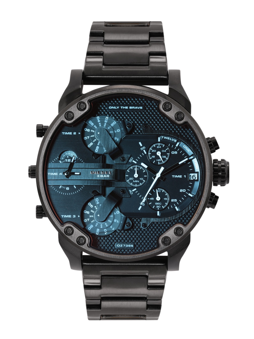 

DIESEL Men The Daddies Series Analogue Chronograph Watch DZ7395, Black