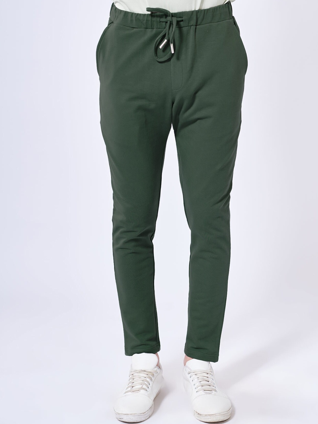 

Beyours Men Regular Fit Track Pants, Green