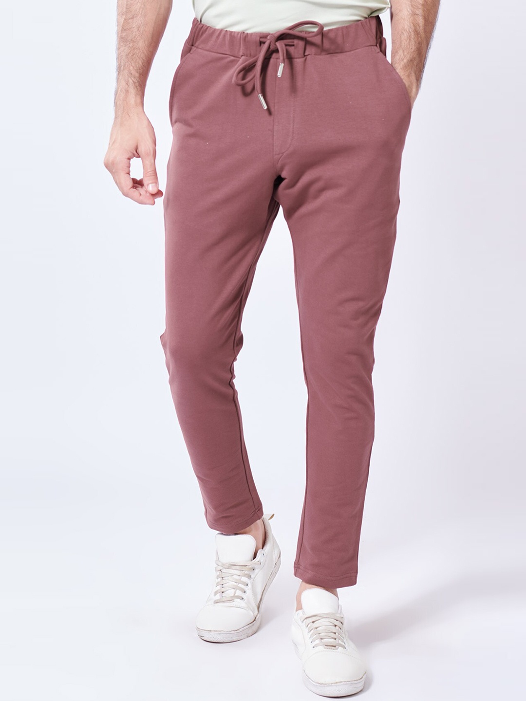 

Beyours Men Cotton Track Pants, Red