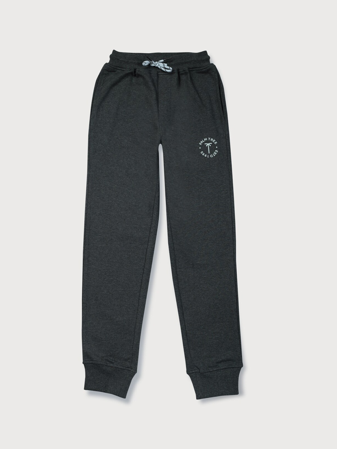 

Palm Tree Boys Cotton Joggers, Grey