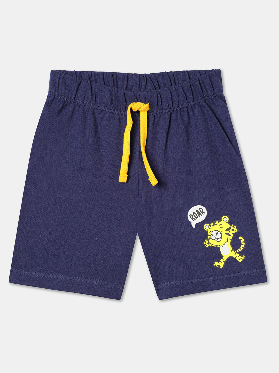 

R&B Infant Boys Graphic Printed Cotton Shorts, Blue