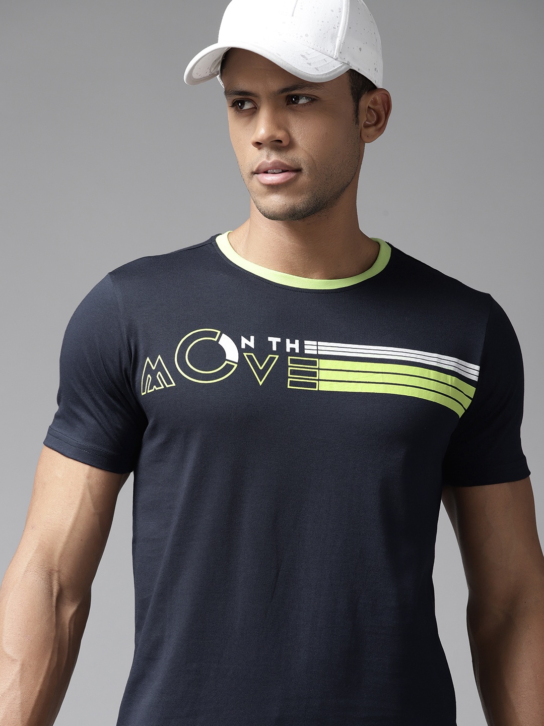 

Prowl Typography Printed T-shirt, Navy blue