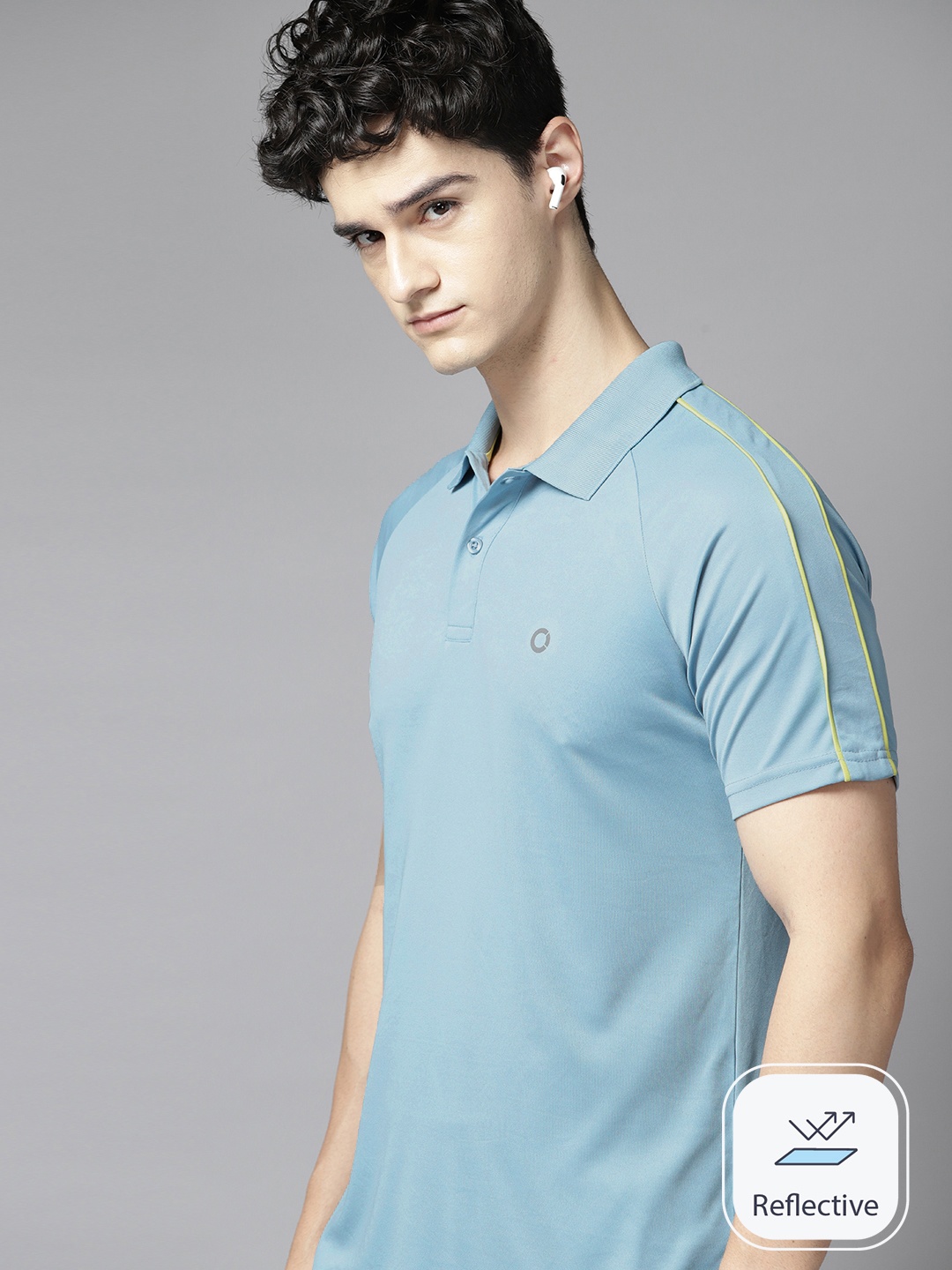 

Prowl Speed Dry Raglan Sleeves Polo Collar Sports T-shirt, Blue