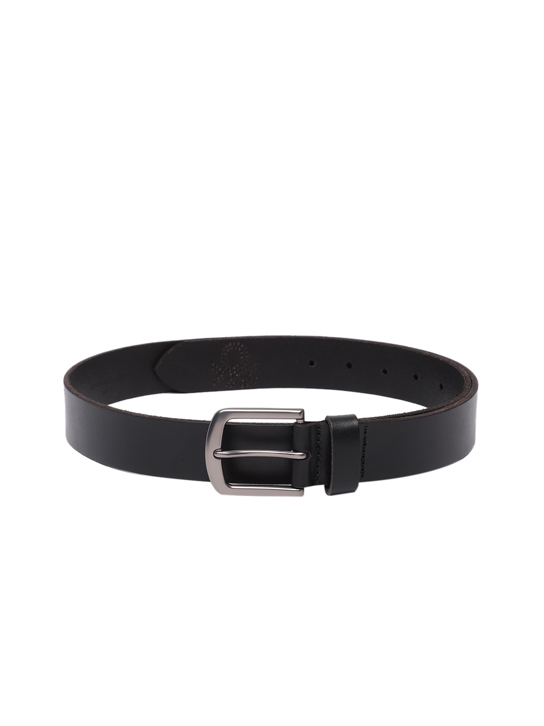 

United Colors of Benetton Men Solid Leather Belt, Black