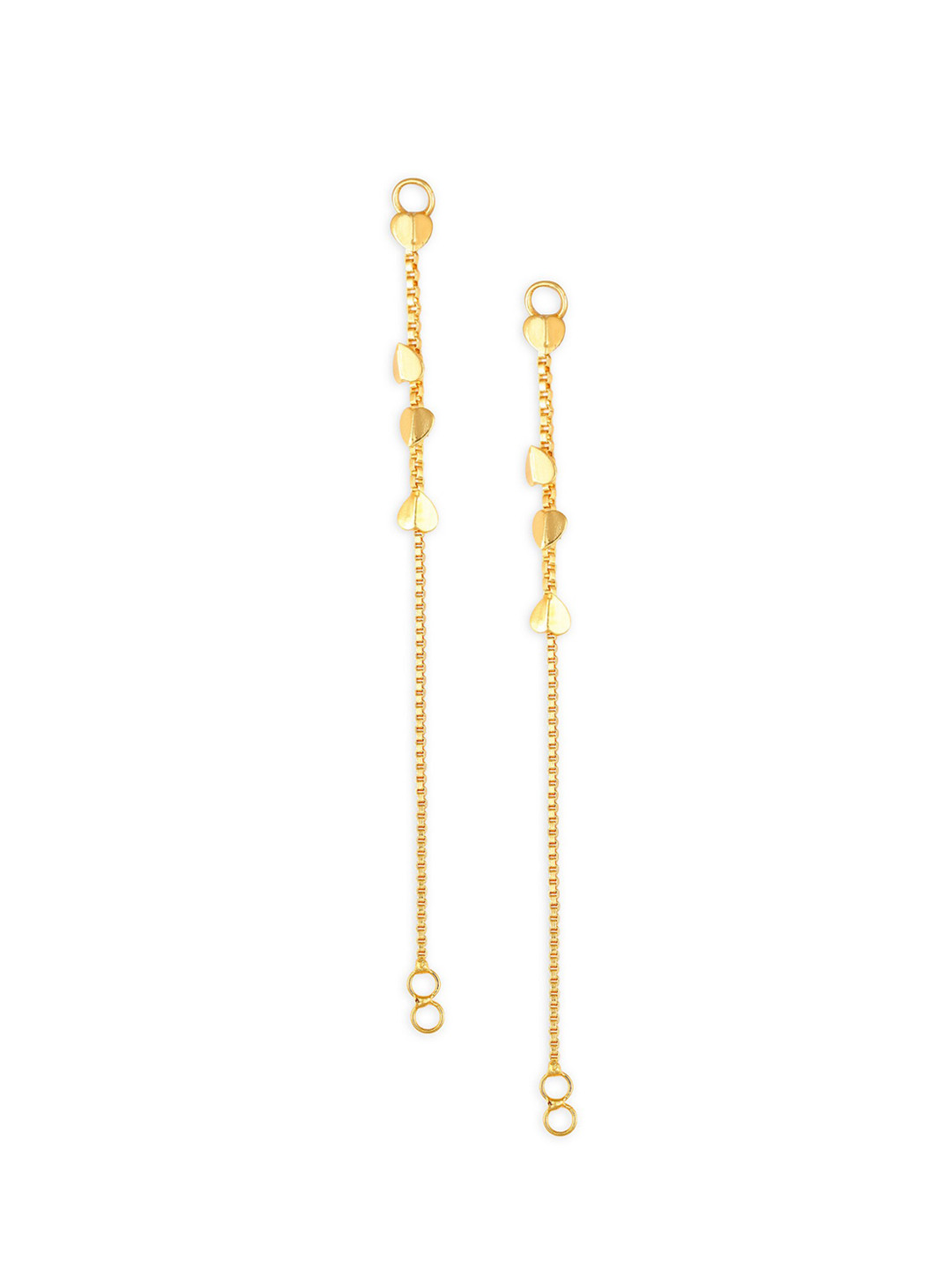

Vighnaharta Gold-Plated Classic Ear Cuff Earrings