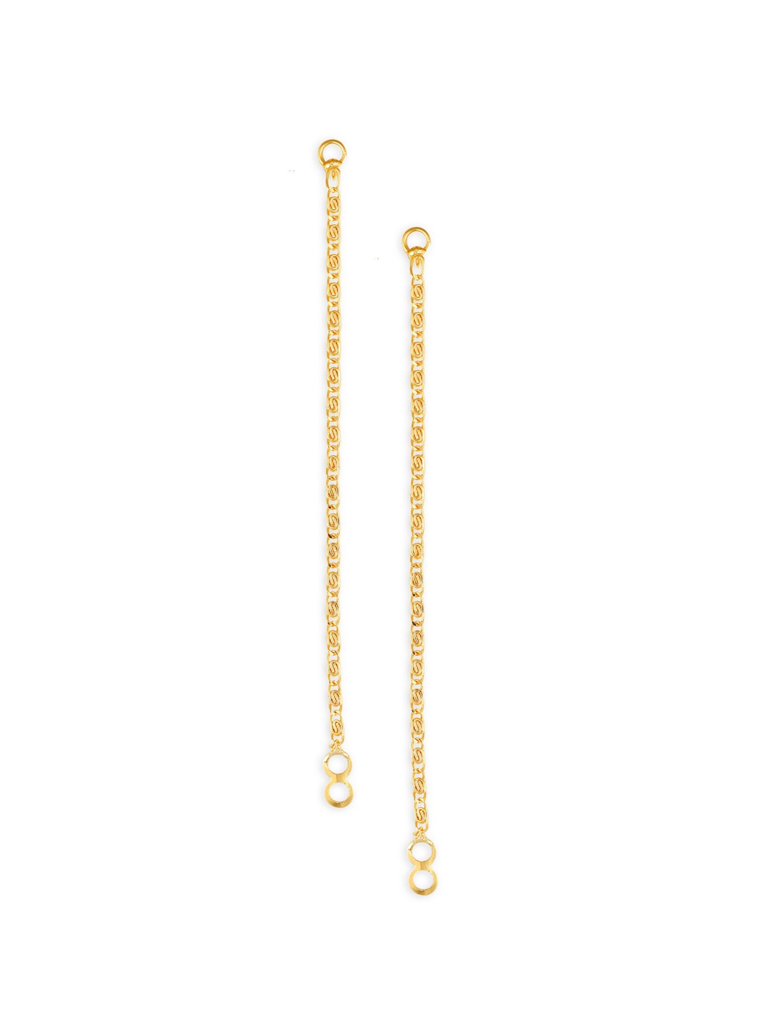 

Vighnaharta Gold-Plated Classic Ear Cuff Earrings