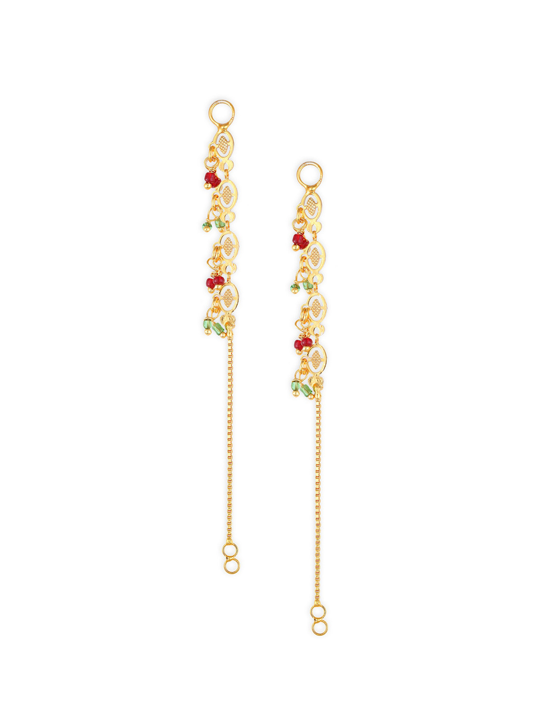 

Vighnaharta Gold-Plated Classic Ear Cuff Earrings