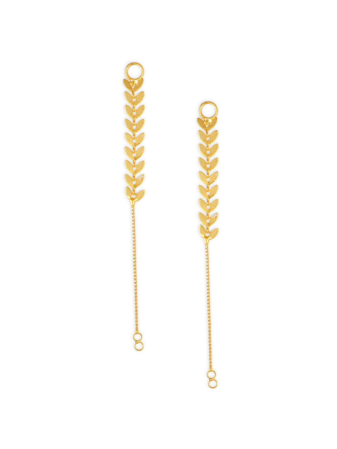 

Vighnaharta Gold-Plated Classic Ear Cuff Earrings
