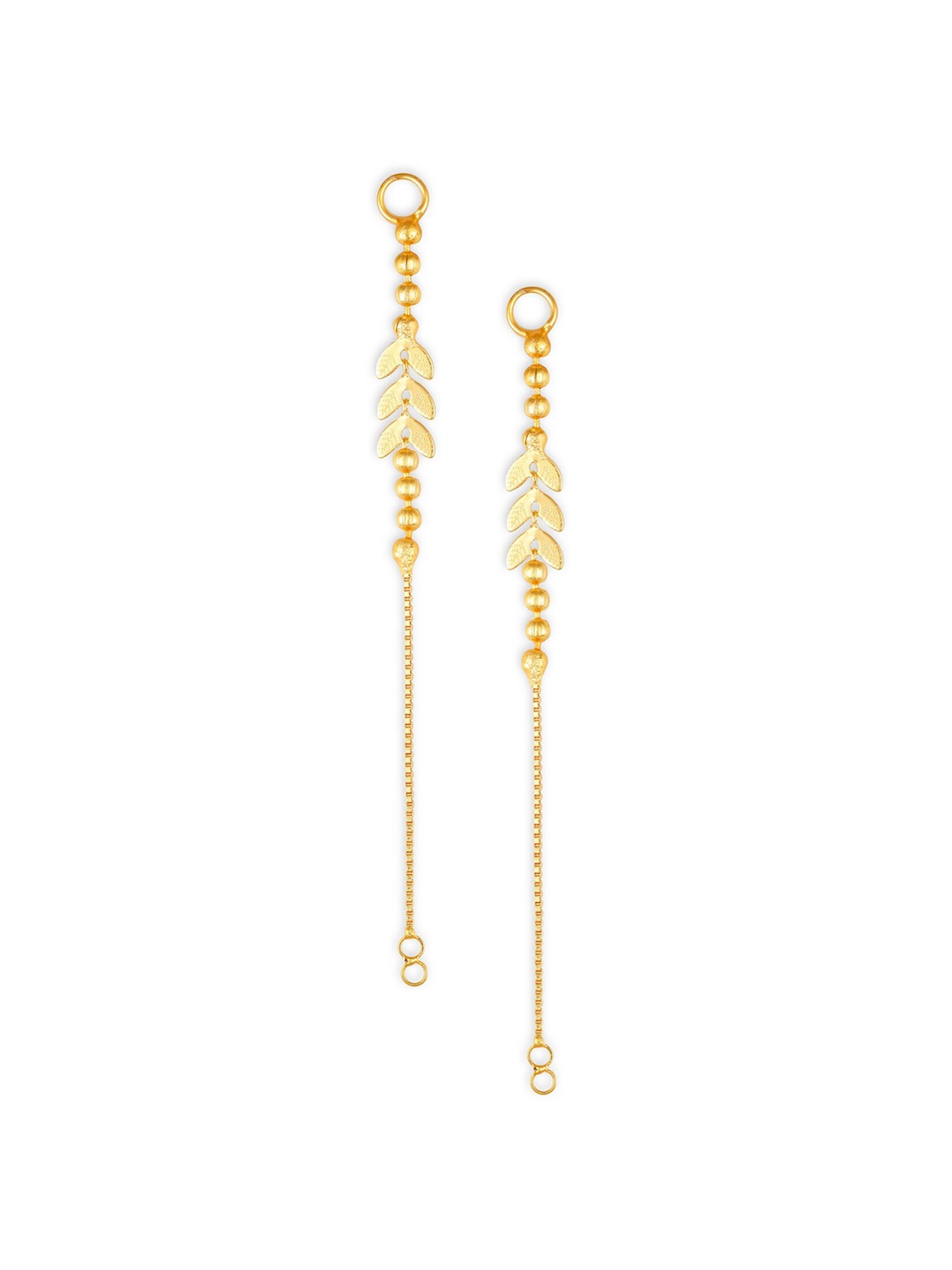 

Vighnaharta Gold-Plated Classic Ear Cuff Earrings