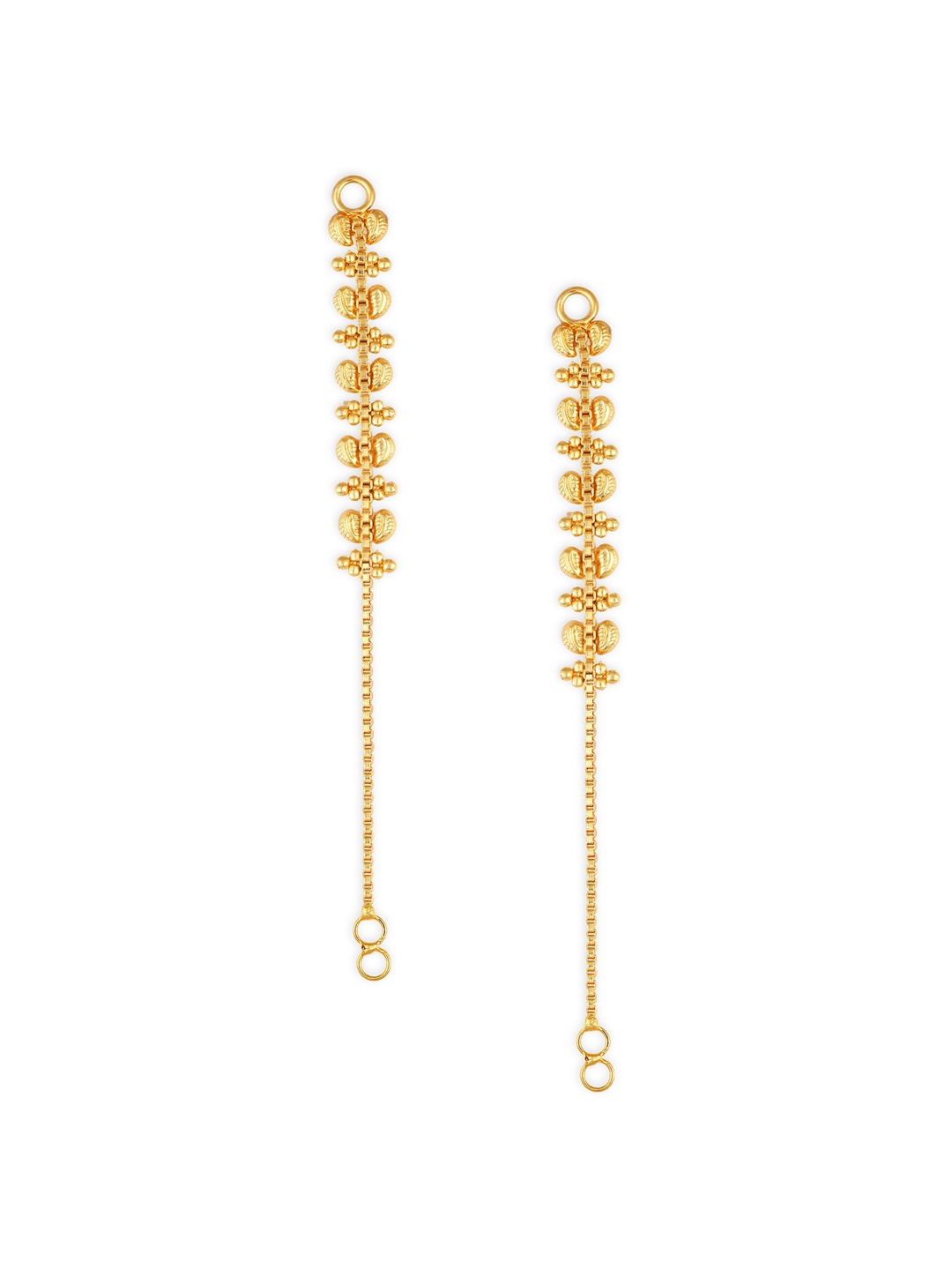 

Vighnaharta Gold-Toned Classic Ear Cuff Earrings