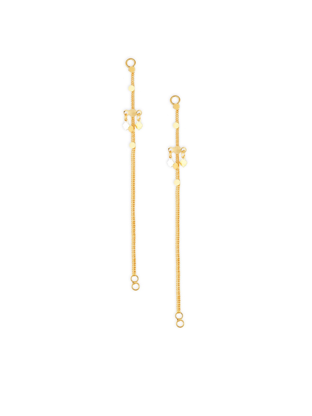 

Vighnaharta Gold-Plated Classic Ear Cuff Earrings