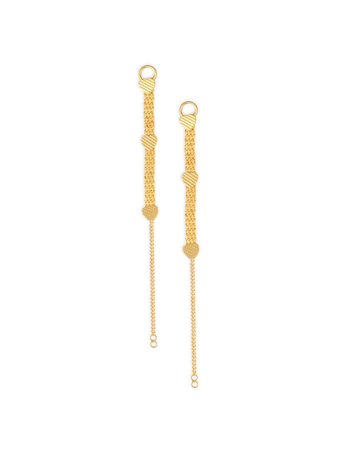 

Vighnaharta Gold-Plated Classic Ear Cuff Earrings