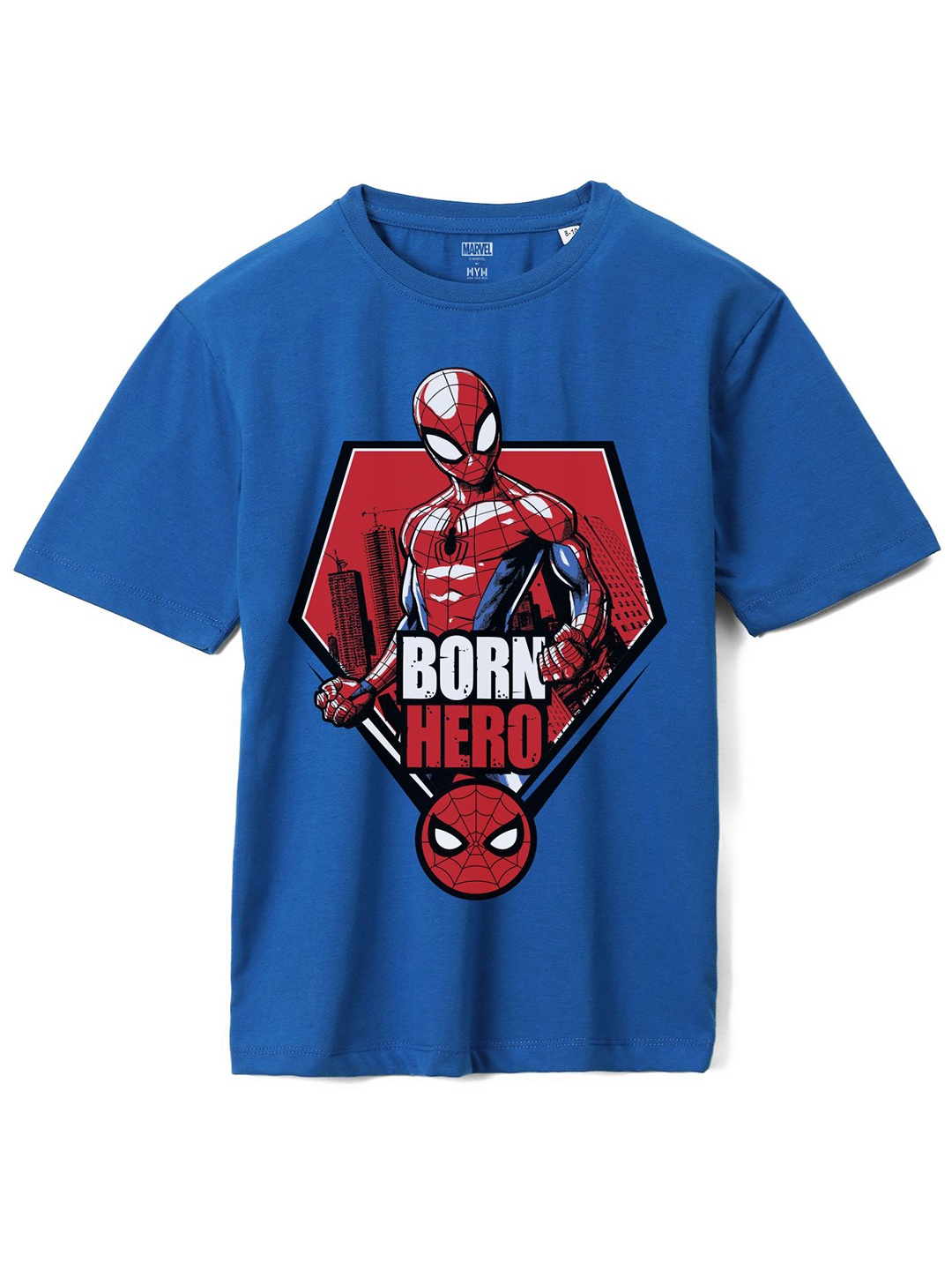 

Wear Your Mind Boys Superman Printed Loose Cotton T-shirt, Blue