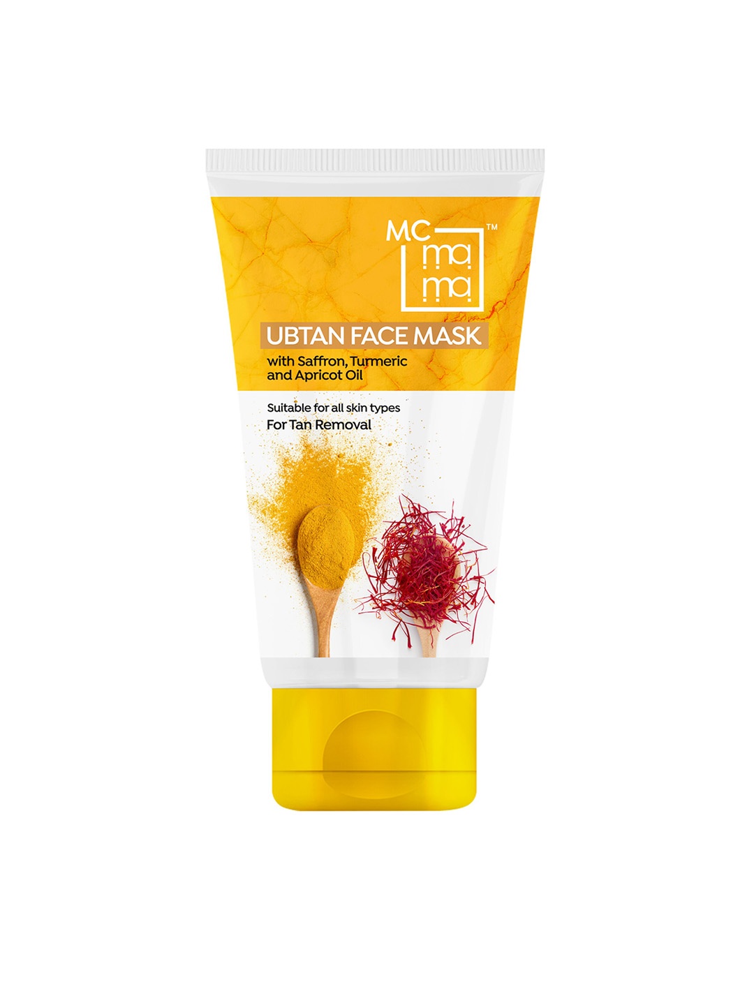 

BeautyRelay London Mcmama Ubtan Face Mask for Tan Removal & Blemish Minimising - 200gm, Yellow