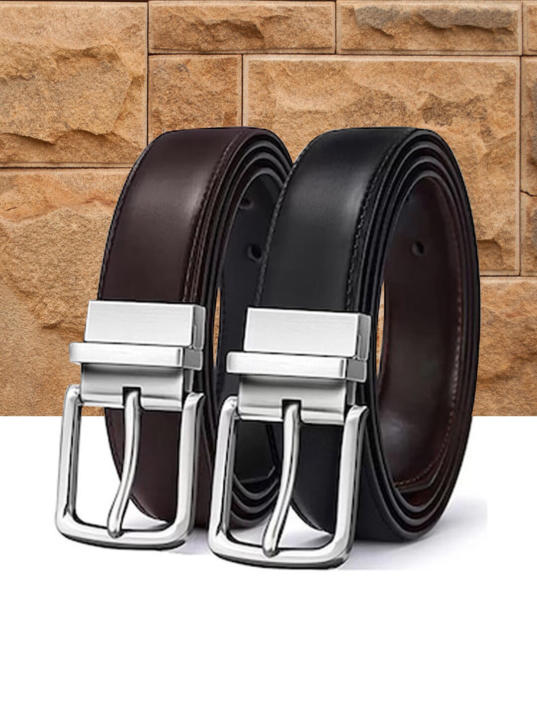 

Kastner Men Reversible Formal Belt, Black