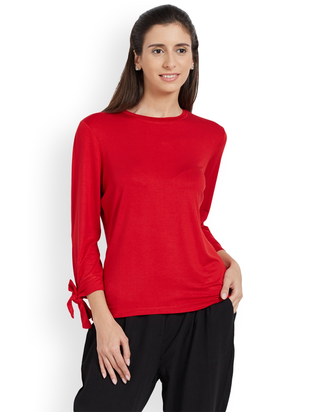 

Globus Women Red Solid Top