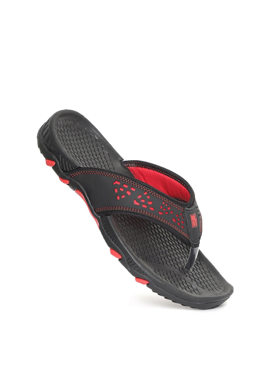

Paragon Men Ultra-Durable Thong Flip-Flops, Black
