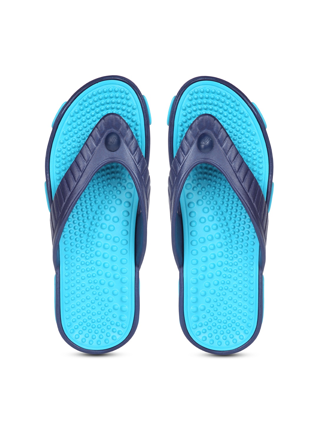 

Paragon Men Textured Rubber Thong Flip-Flops, Navy blue