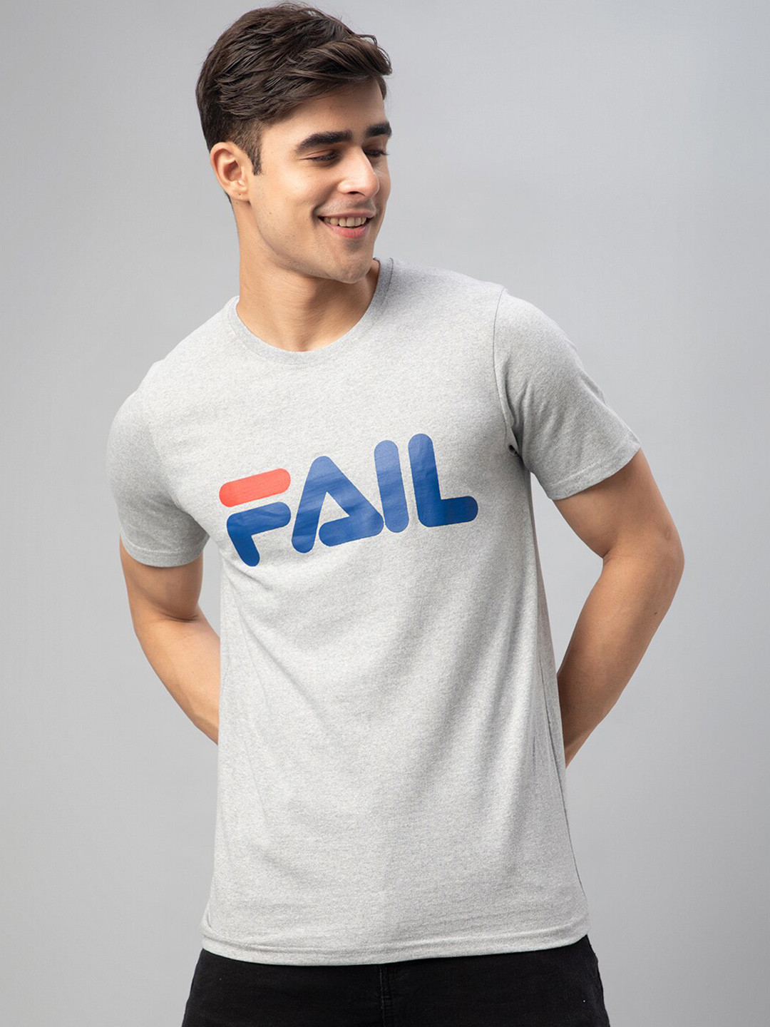

FTX Typography Printed T-shirt, Grey