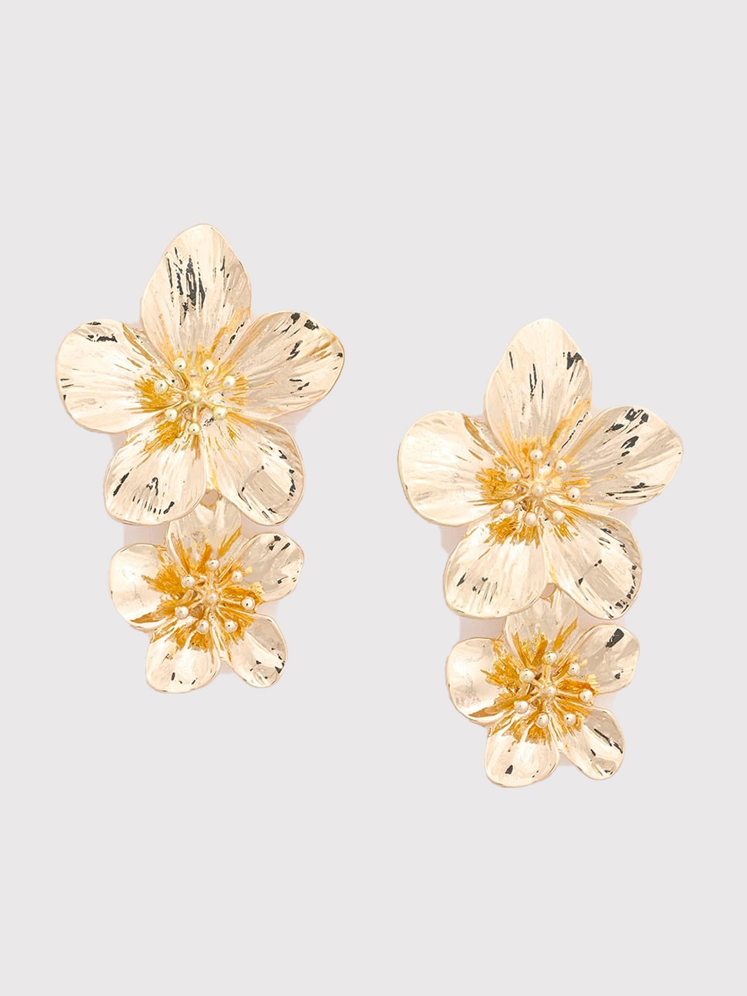 

XPNSV Gold-Plated Contemporary Studs Earrings