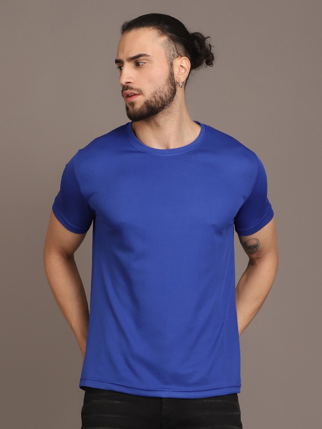 

INKKR Knitted T-Shirt, Blue