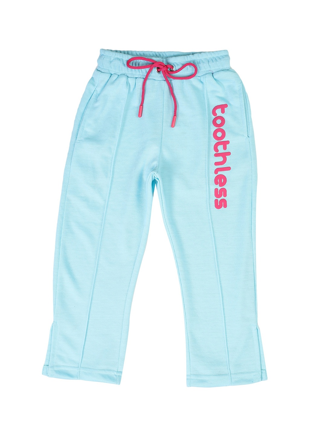 

toothless Girls Loose Fit Easy Wash Trousers, Blue