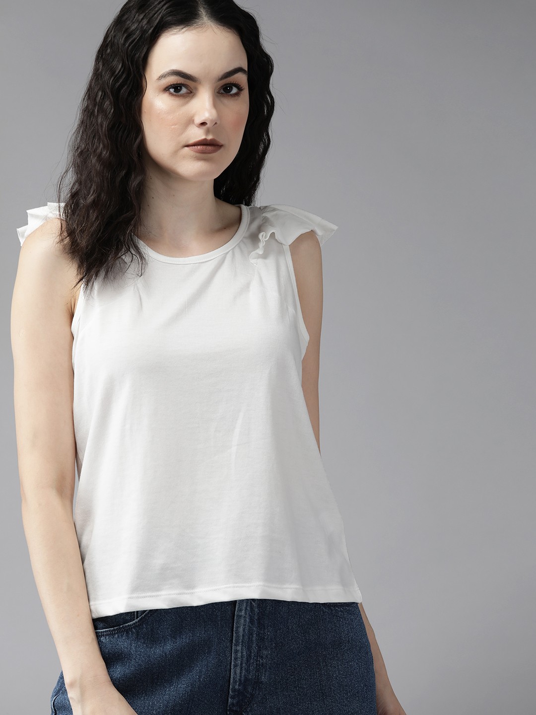 

The Roadster Lifestyle Co. Pure Cotton Top, White