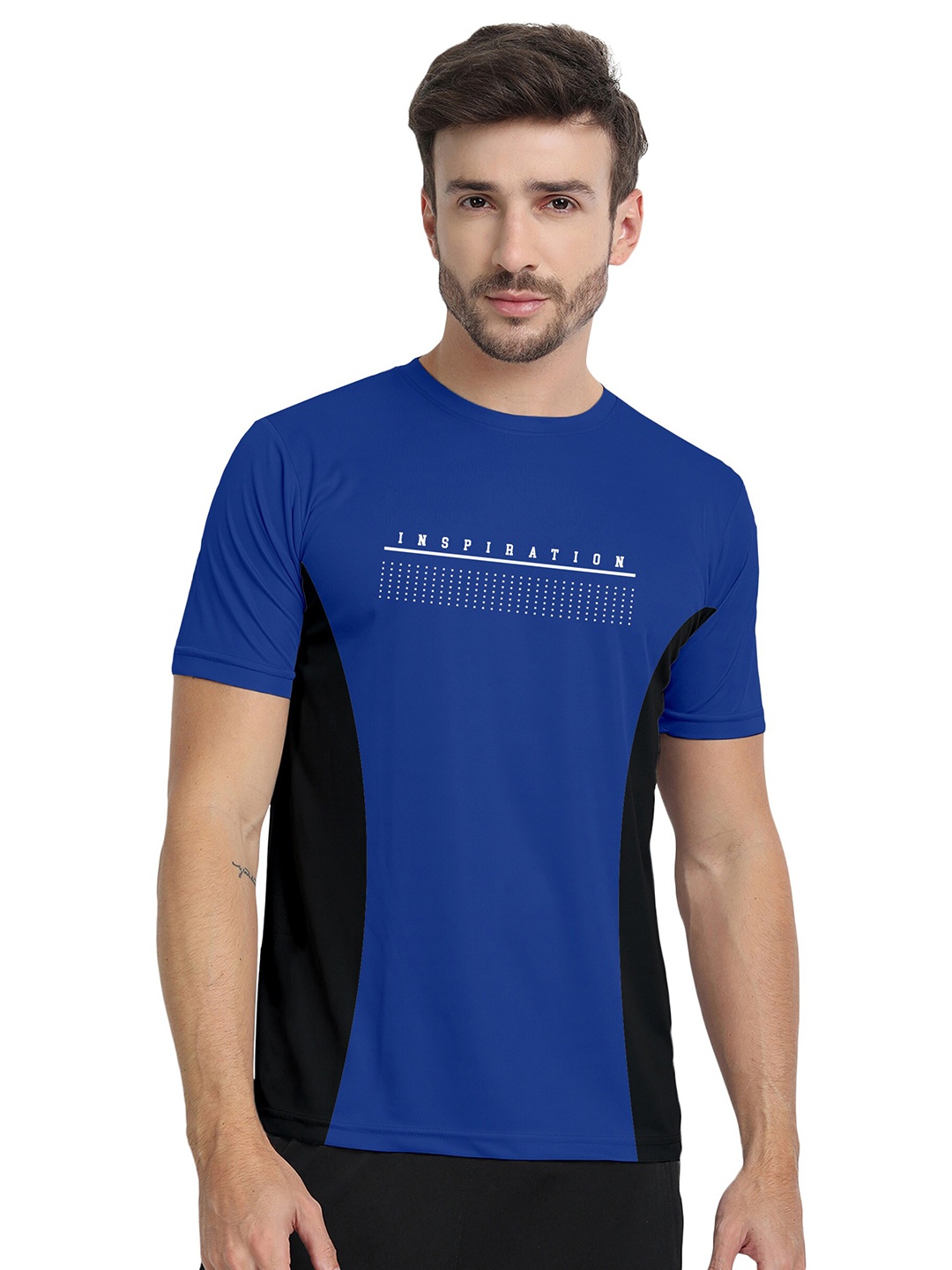 

FTX Colourblocked Round Neck T-shirt, Blue