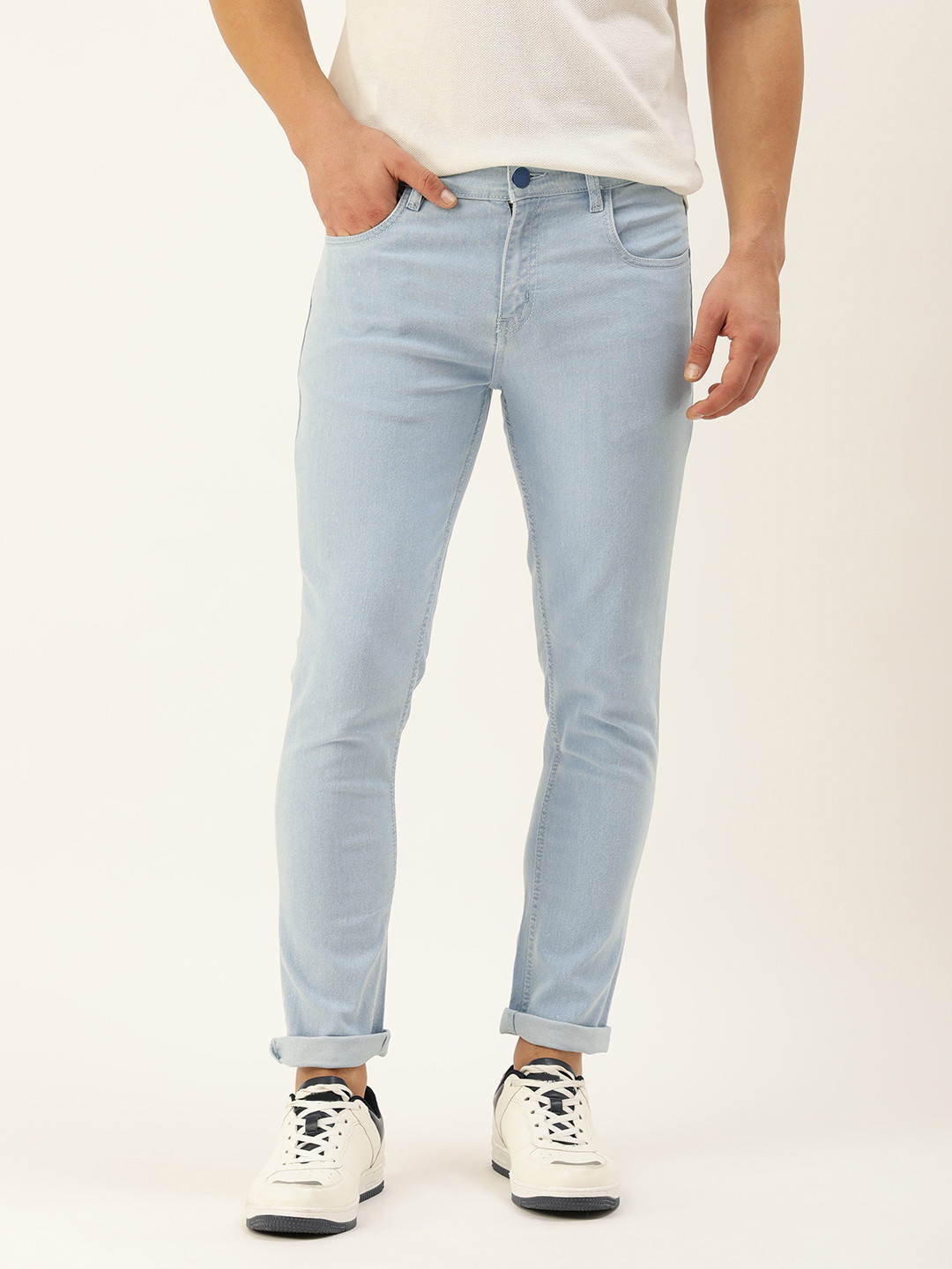 

Mast & Harbour Men Skinny Fit Stretchable Jeans, Blue