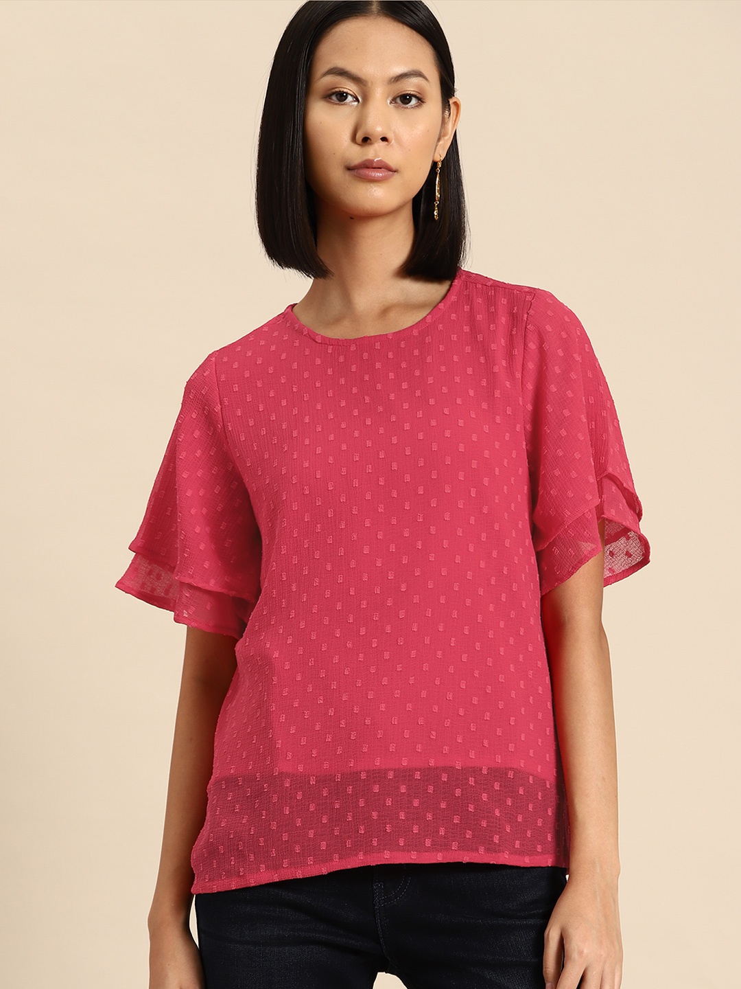 

all about you Dobby Top, Pink